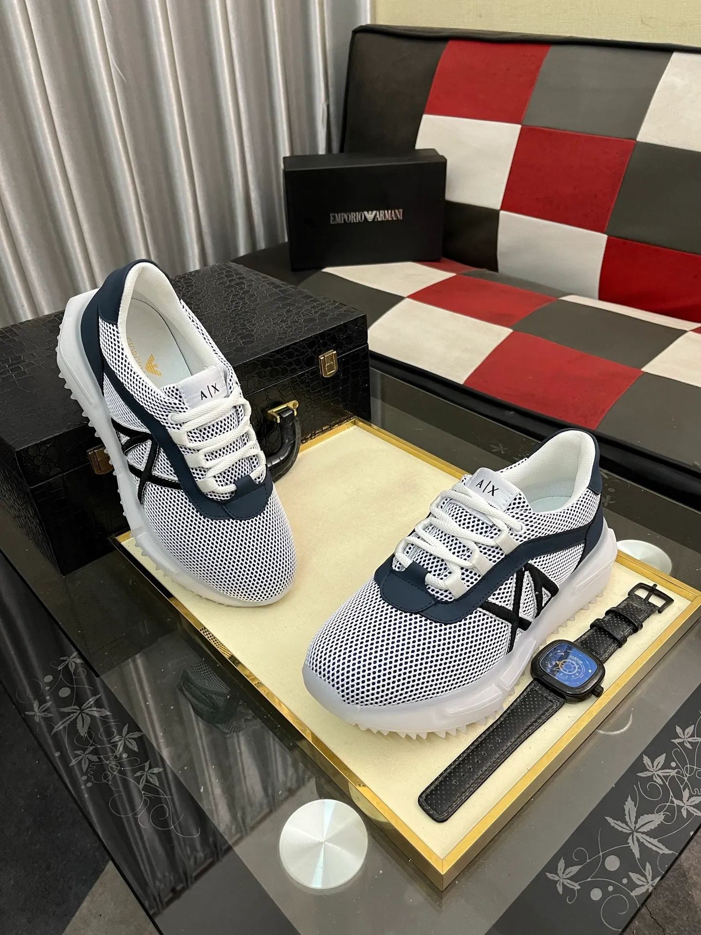 Men's Men's Shoes💰458⌚️⌚️Dior unique modern style sneakers. Counter purchasing 🏃casual leather shoes😍😍 original cowhide leather imported from Italy (refuses to discolor and grind feet) soles: original soles specially provided by the original factory, super cool😍 lace up and walk with wind👍 style design ⚠️ super comfortable and wear-resistant original soles. Just like shooting the real thing 🎬The real thing is better Code number: 38-443️⃣Colors available